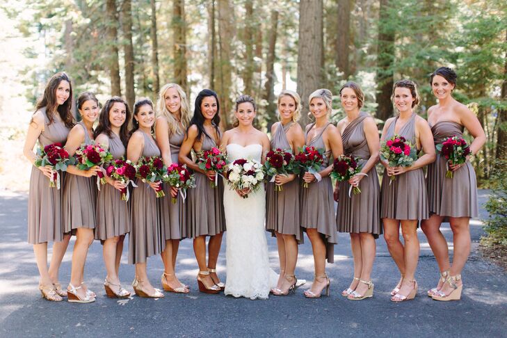 12 bridesmaids