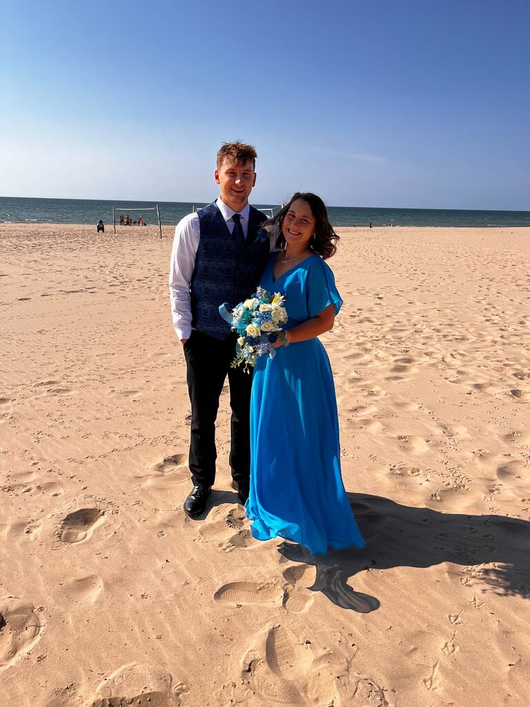 One of the many photos from Alex and Bri's wedding!