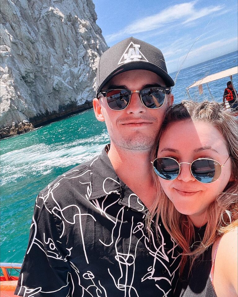 This was our first international trip together when we went on a cruise to Mexico! This picture was taken in Cabo!