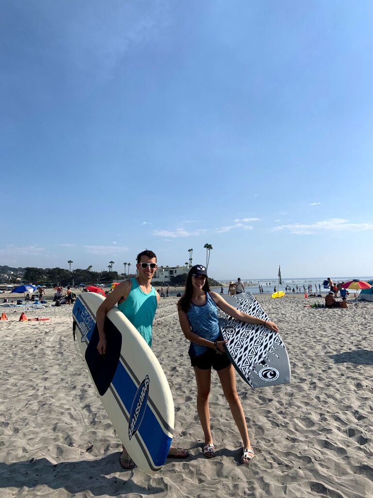 First trip to San Diego together! It was my first time seeing the ocean and meeting Luke's brother and sister in law, Alex and Katie. 