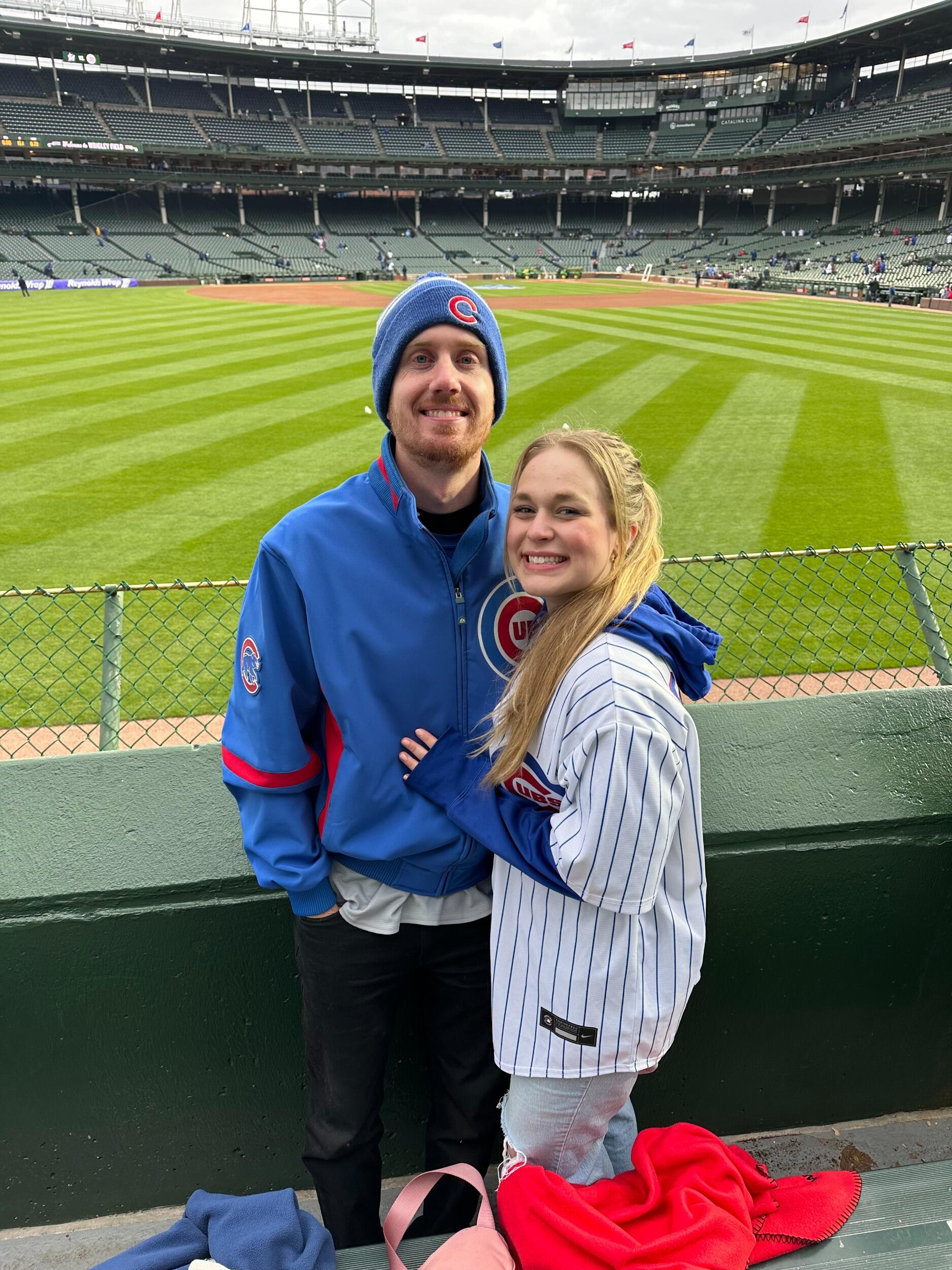 A Cold Cubs Game Together