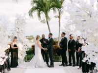 Couple's wedding ceremony at PGA National Resort Palm Beach wedding venue