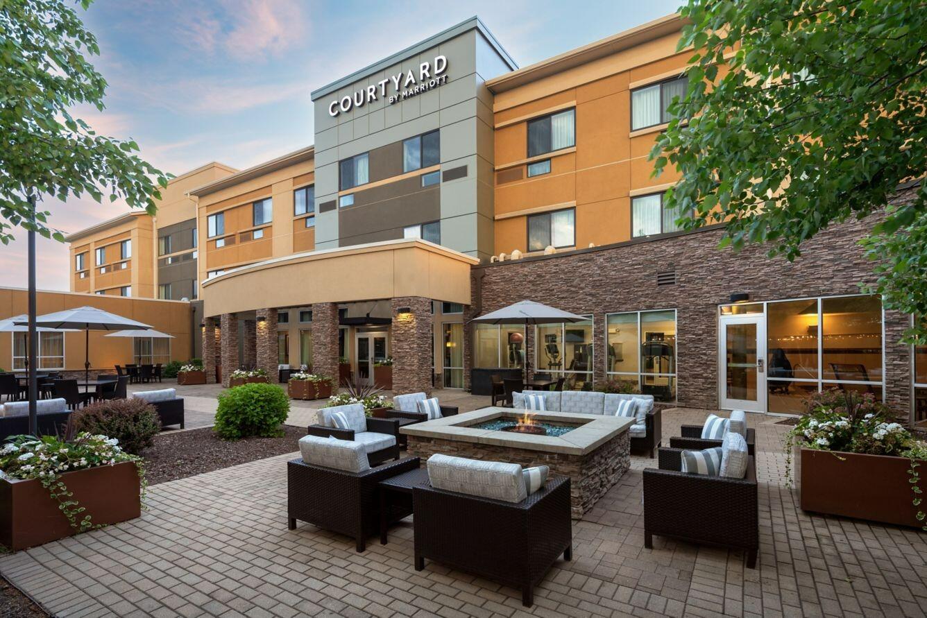 Welcome Drink: Courtyard by Marriot - Outdoor Patio (901 Raintree Rd, Mankato, MN 56001) at 7:00PM. Join us for a gathering as we kick off the wedding weekend. This is an informal gathering for family and friends to connect before the big day.