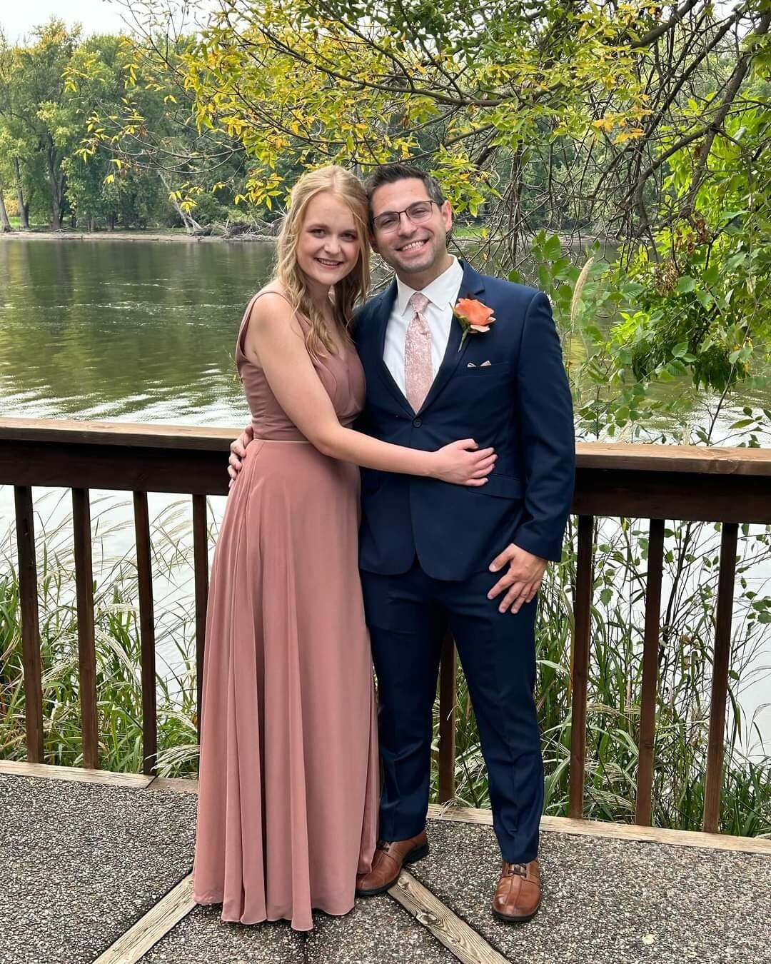 Ryan and Simone at Madi and Kenny's wedding.