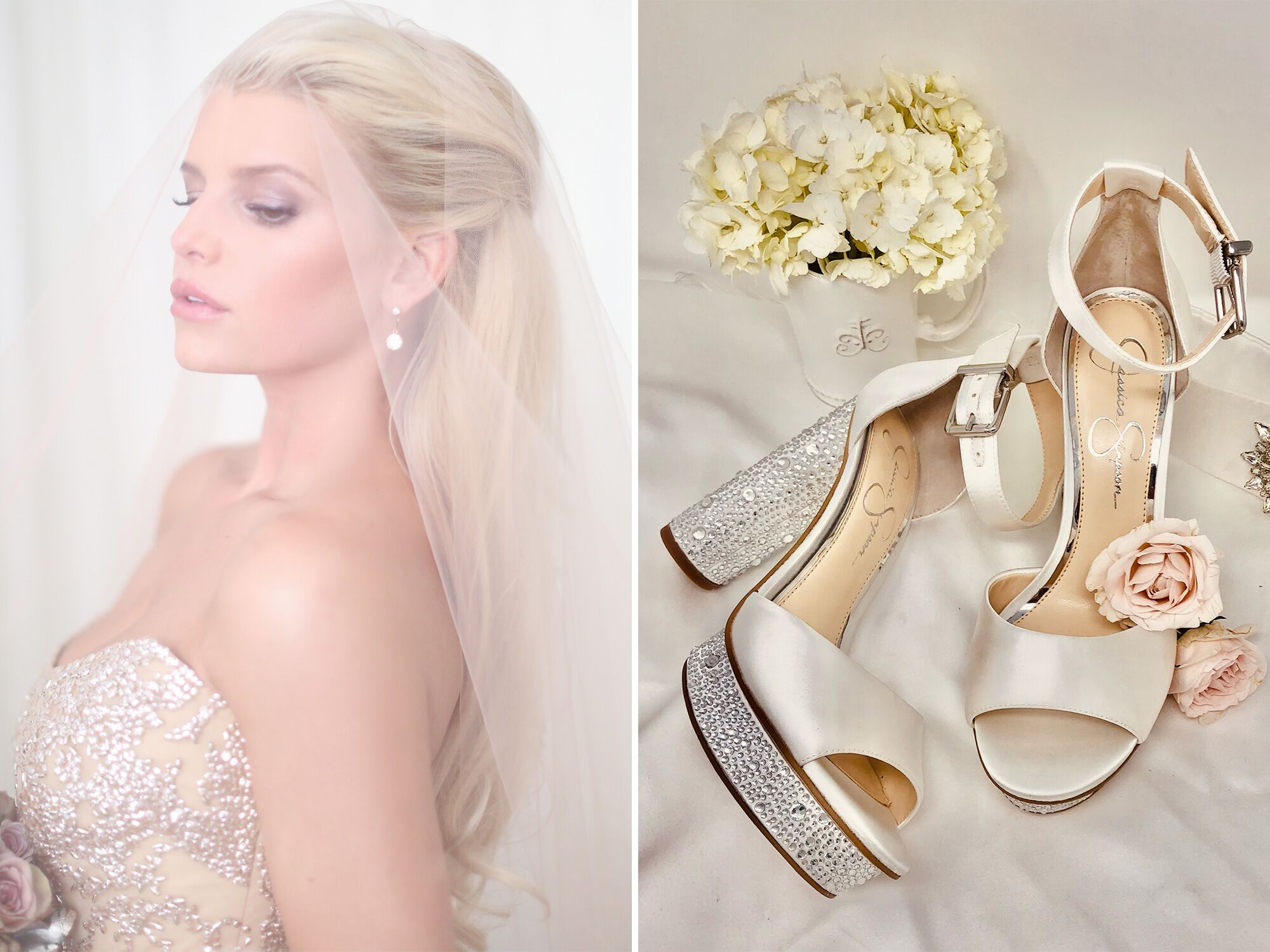 Jessica Simpson wedding shoe collection