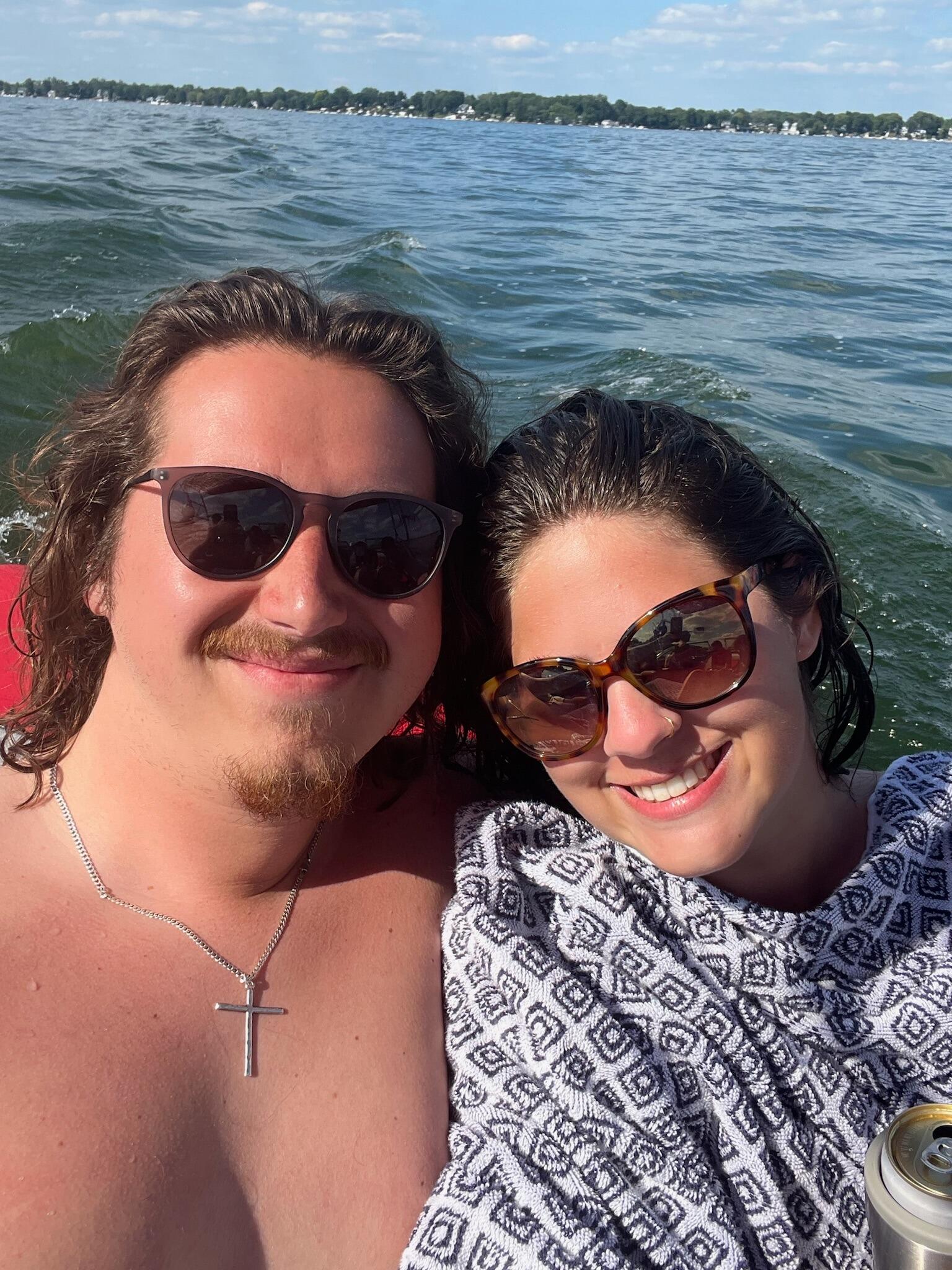 Sloane joined the Salyer family out at Lake Wawasee! 