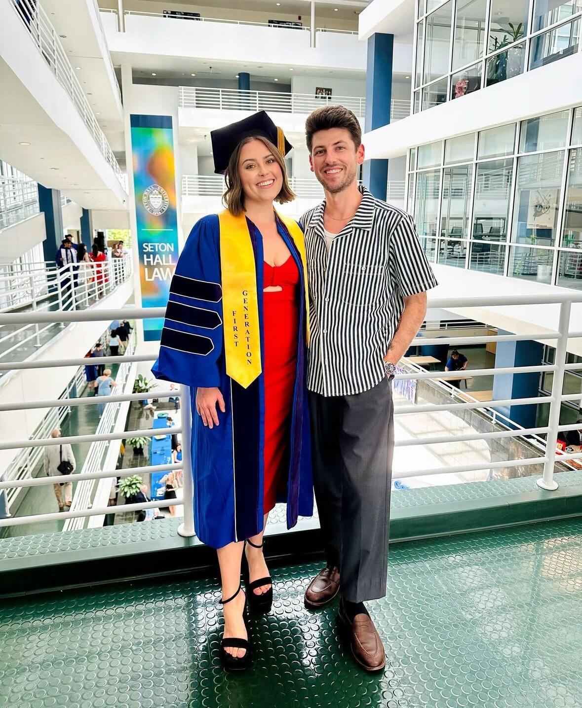 Nani graduated from law school, with Conner by her side. 