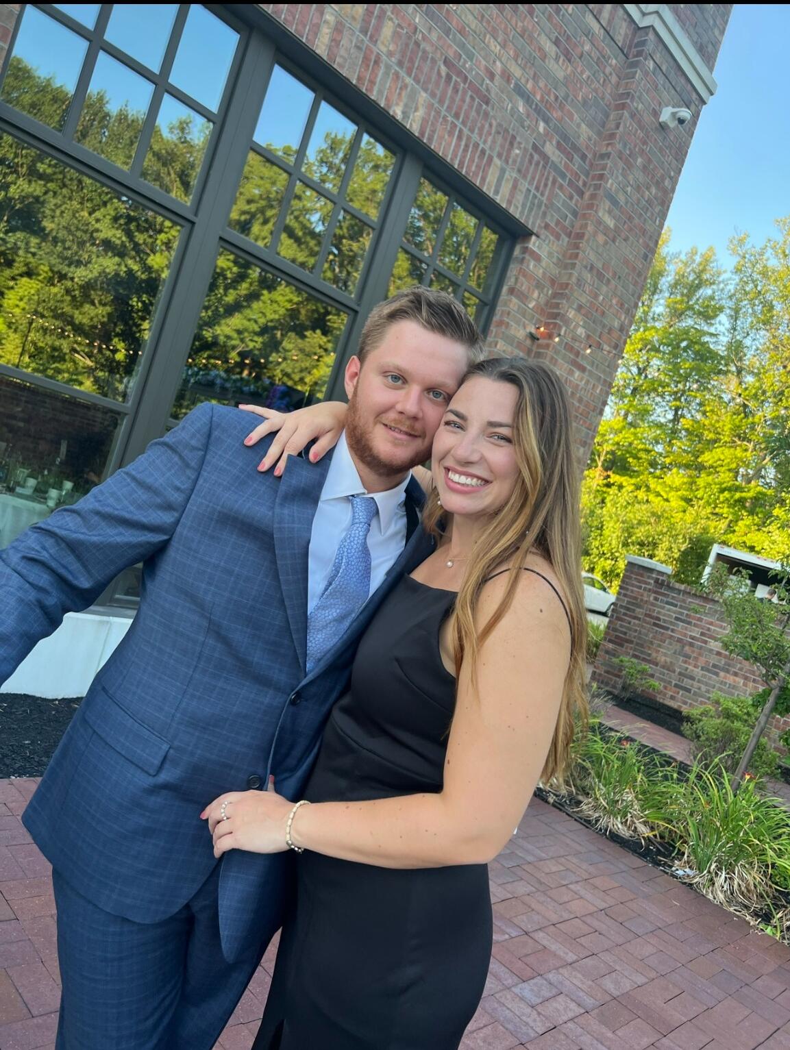 Amber and Max attended their first wedding together!