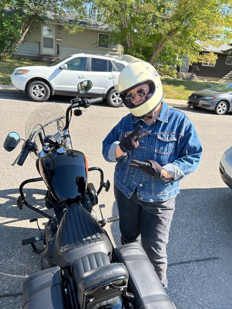 Emily’s victory lap.