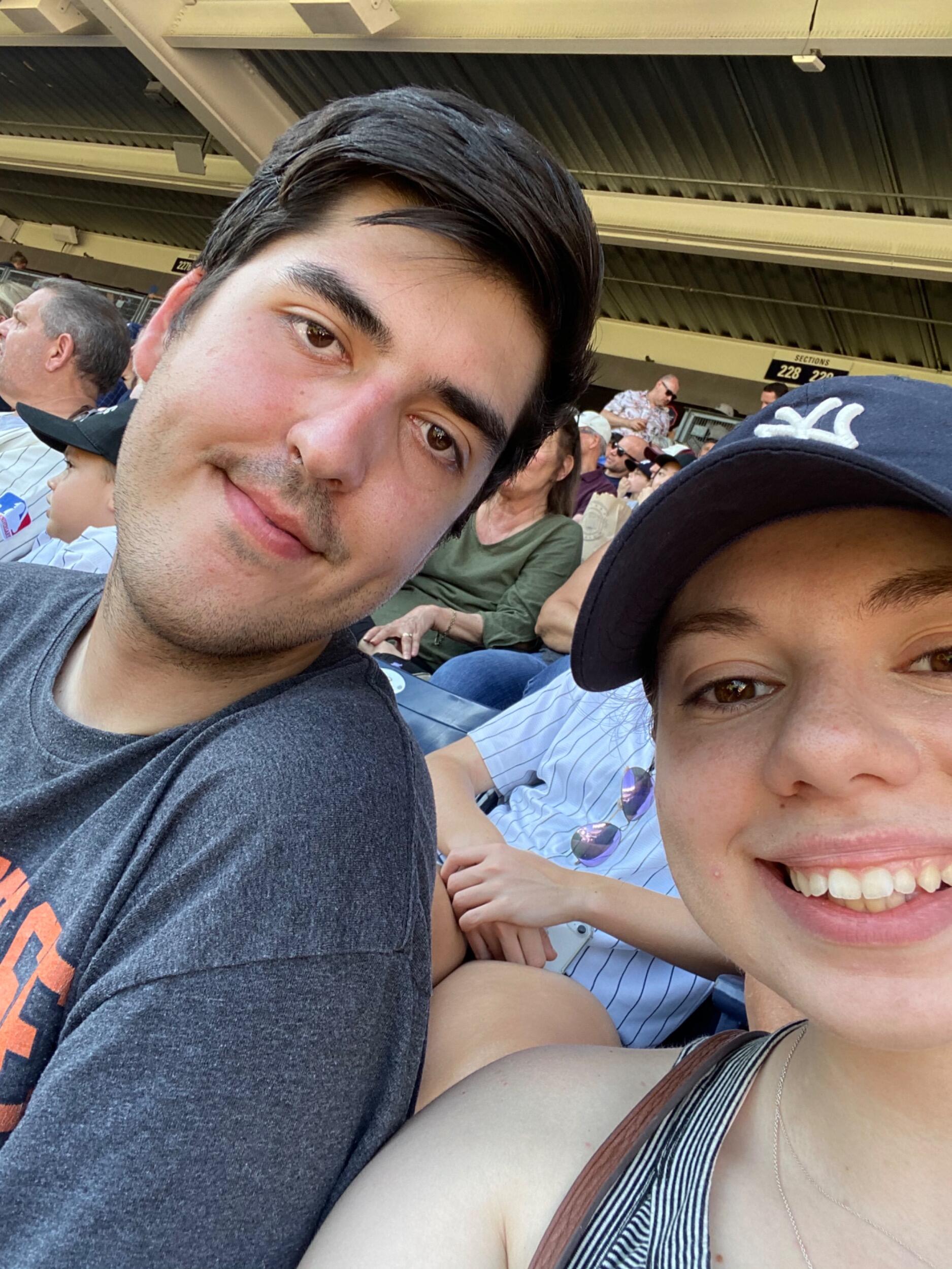 NYC for a Yankees game with the family. 