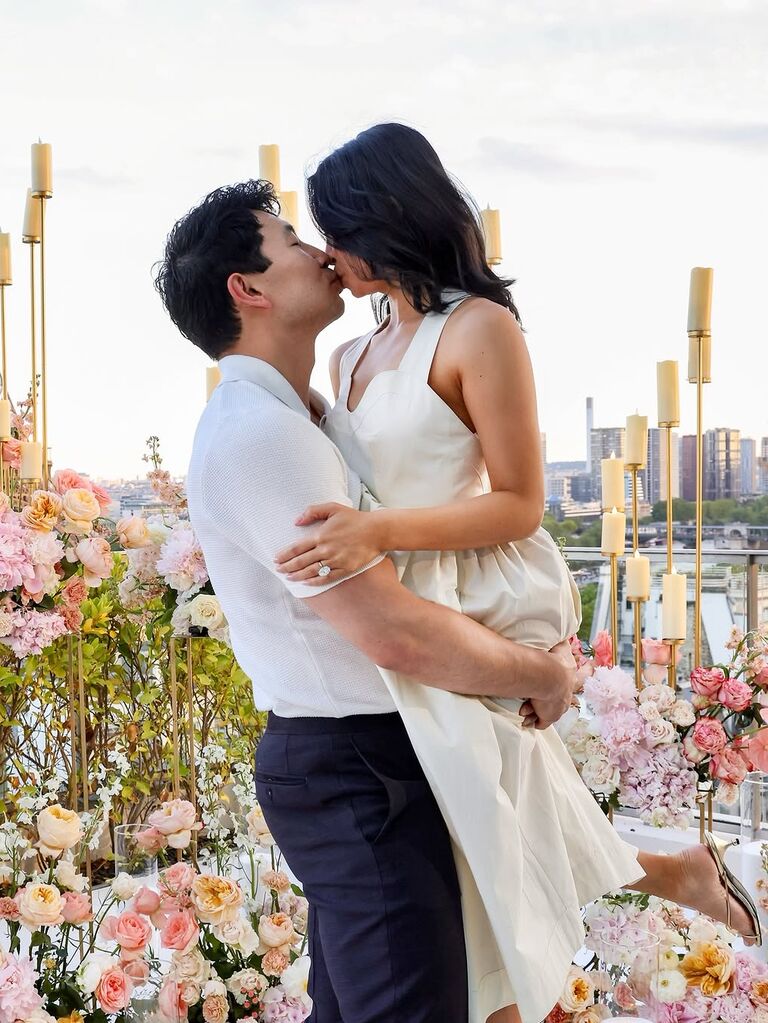 Simu Liu's proposal to Allison Hsu