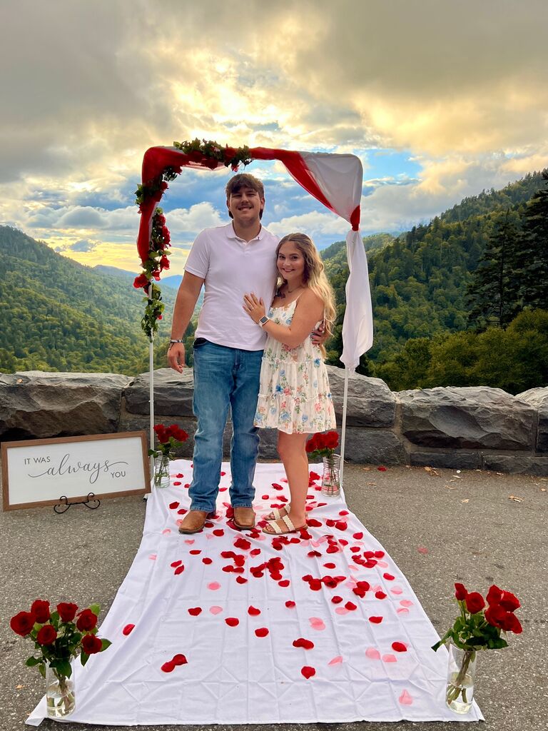 Our 5 year Anniversary and the day we got engaged!