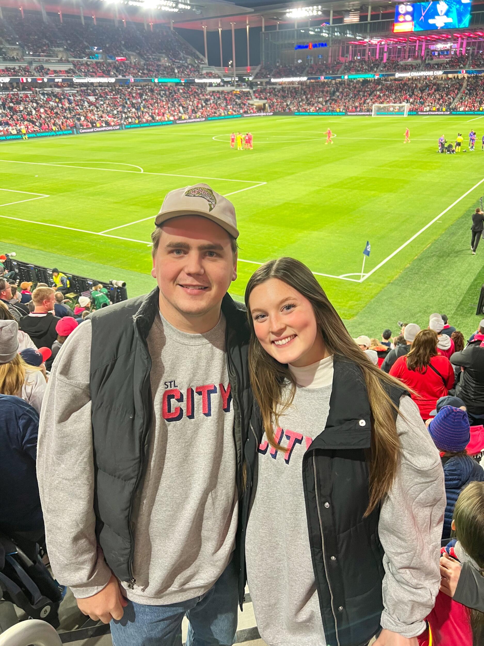 We went to our first STL City game⚽️