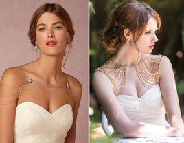 Bridal shoulder jewelry