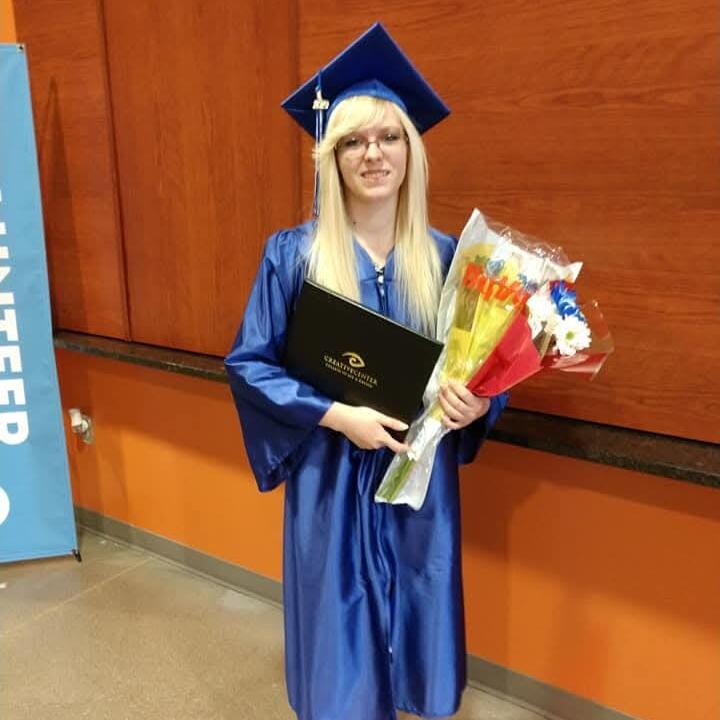 Even though it took me twice as long as my peers, I feel pretty proud to have earned my degree and be working in my field!