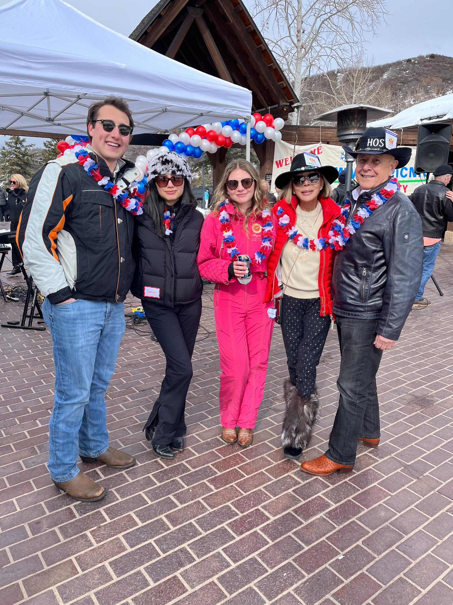 Embraced our Aprés-ski with Samantha's grandparents. 