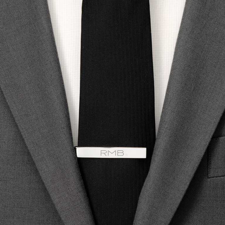 Engravable tie bar