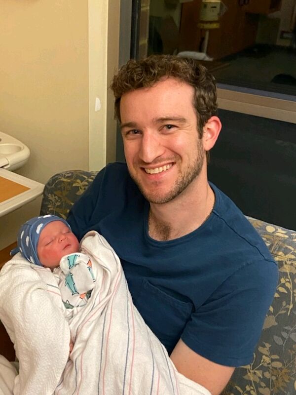 David becomes an uncle! Hello Jameson 🥳