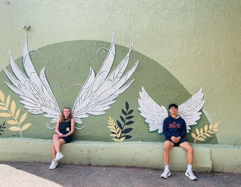 And we've flown places together.