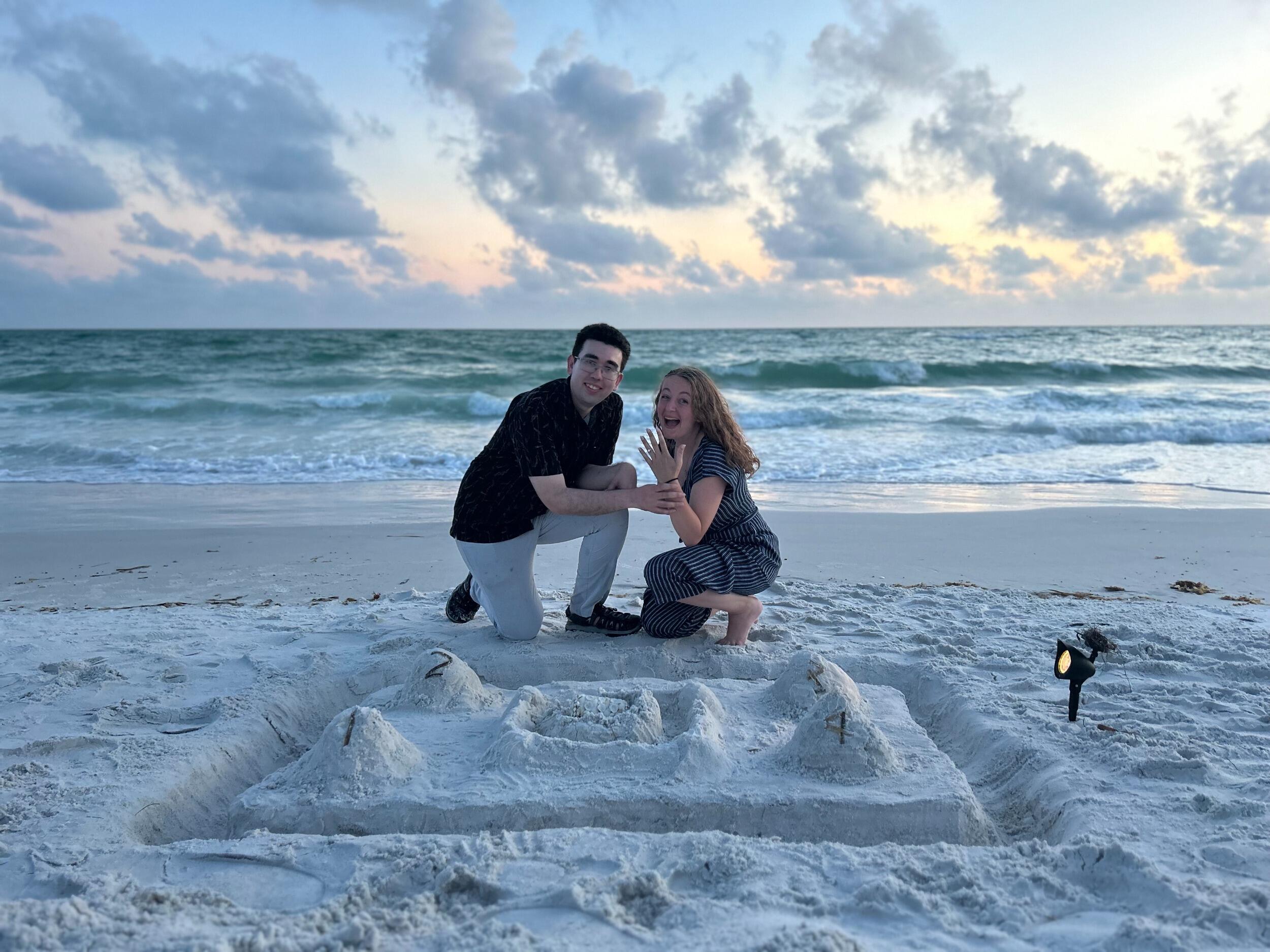 Proposal on the beach