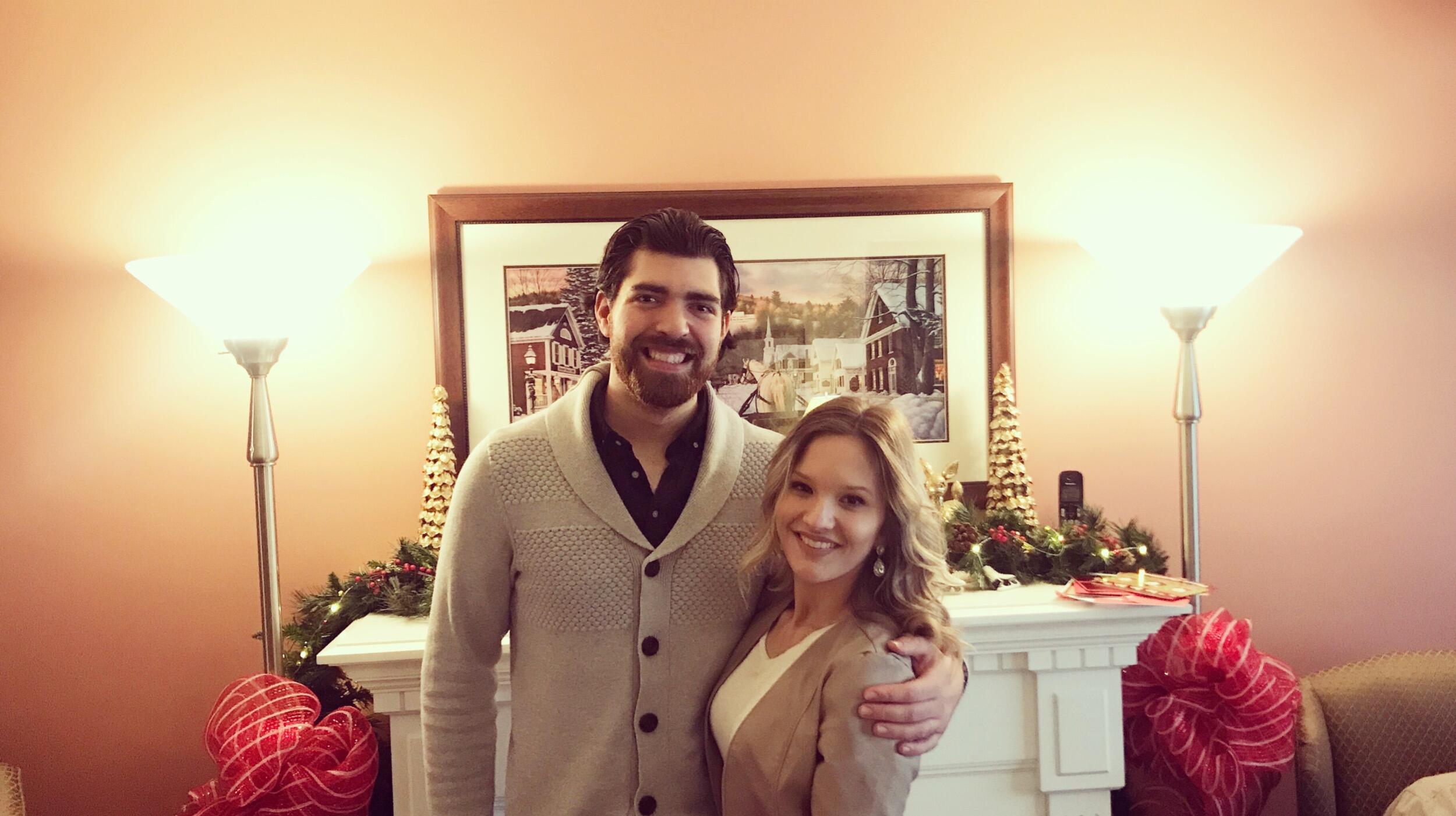 Celebrated our first of many Christmases together.