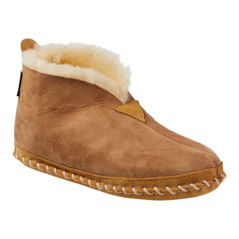 Faux fur slippers
