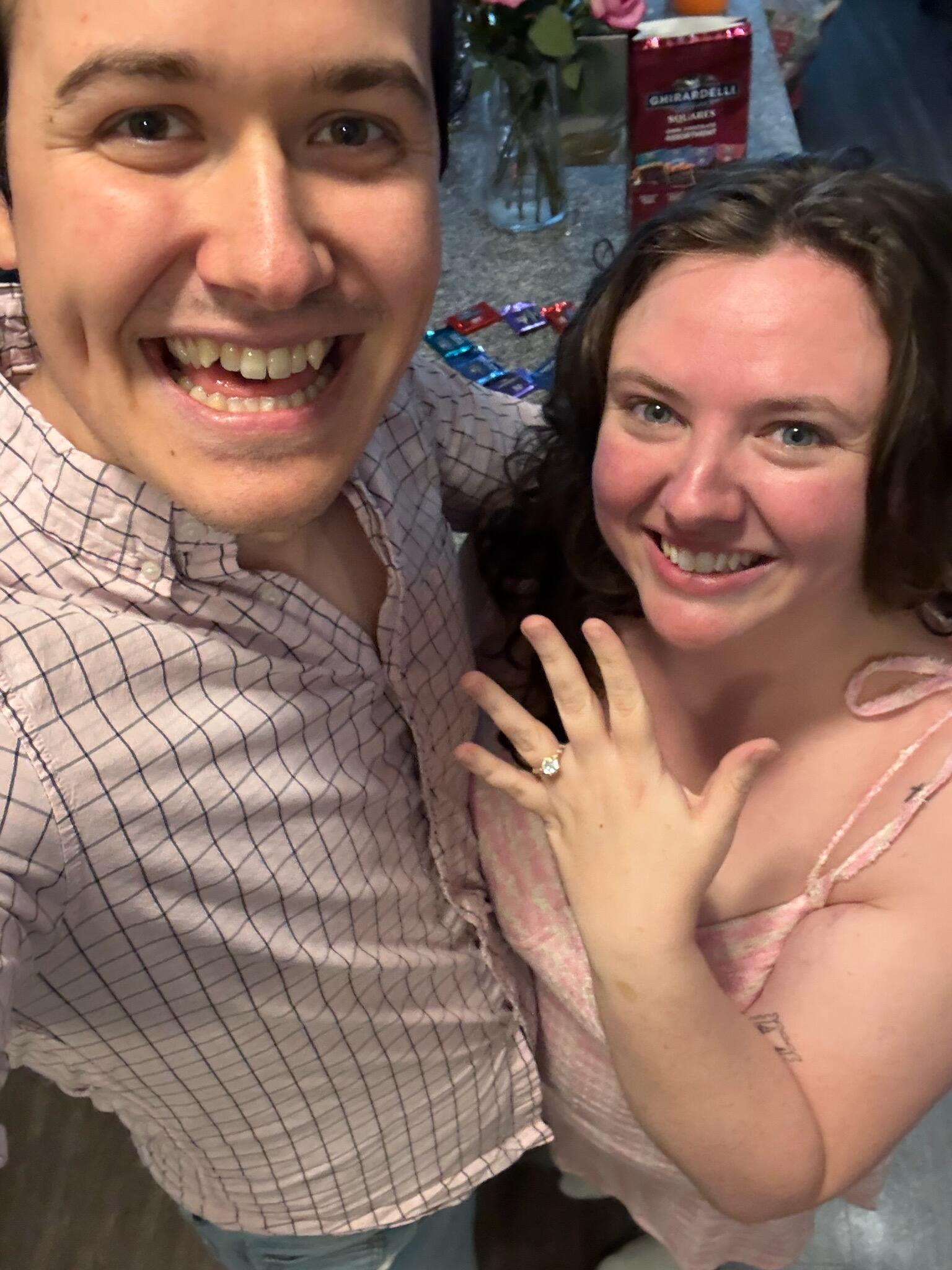 We got engaged!!!