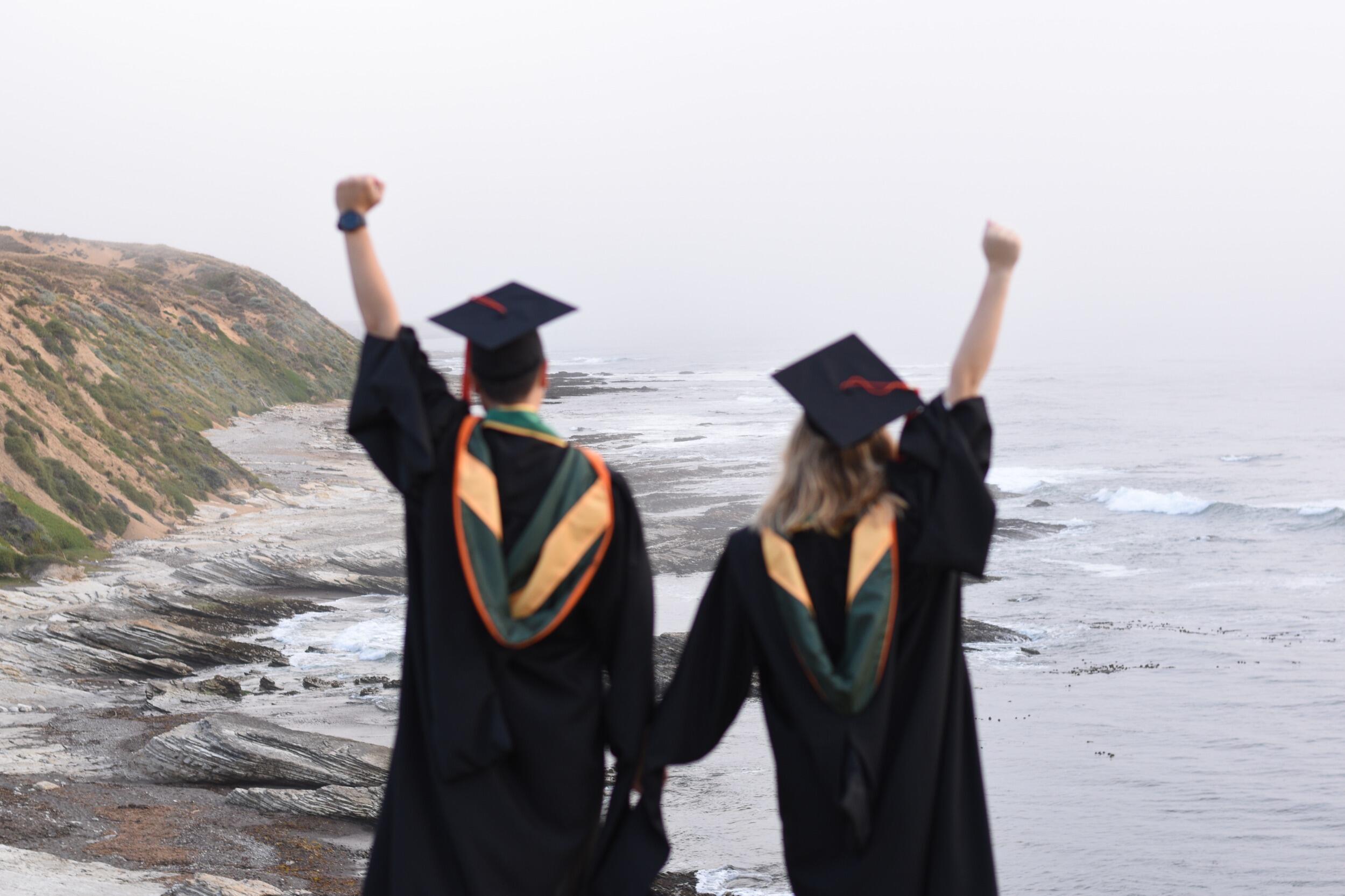 Graduation came despite the pandemic and just like that Lando and Roobs graduated Cal Poly with the Graduate and Undergraduate degrees! Ruby finished her thesis and graduated with a BS in Environmental Engineering and an MS in Civil & Environmental Engineering with a focus in Nanotechnology. Landon finished with a BS in Materials Engineering and an MS in Industrial Engineering with a focus in Engineering Management.