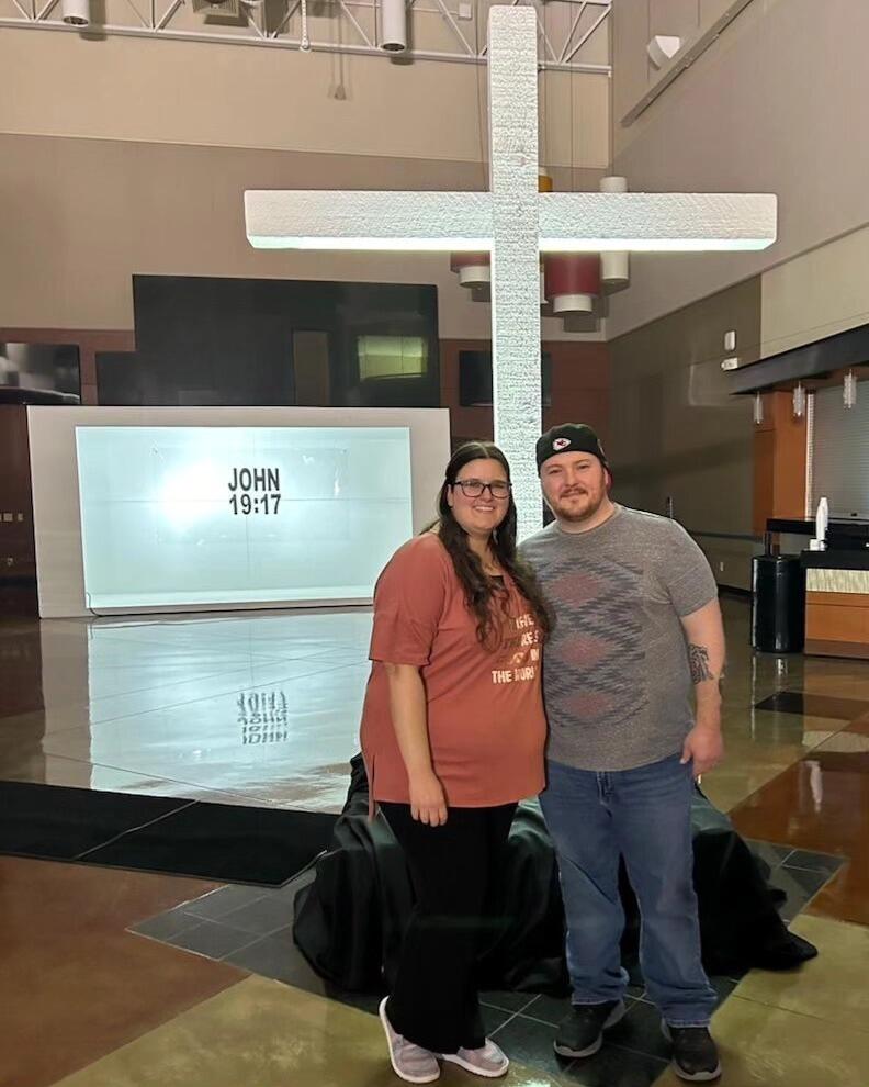 We move on to the big holiday, Easter! At this point, they were going back and forth from her church and his church. So the two got to celebrate with both church families! Dallas loves getting to worship our risen king with Devin every weekend. 