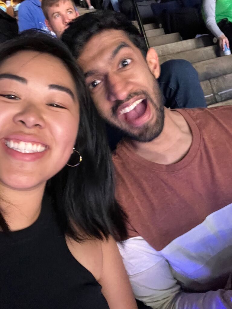 After swiping right on each other, Shiva finally asked Doreen out to brunch in Minneapolis! Despite having only 90 minutes for their first date, they continued to explore Minneapolis together, going to restaurants, museums and even eating all the sugar donuts at the Timberwolves games.