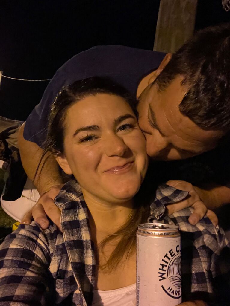 Our first night out together.