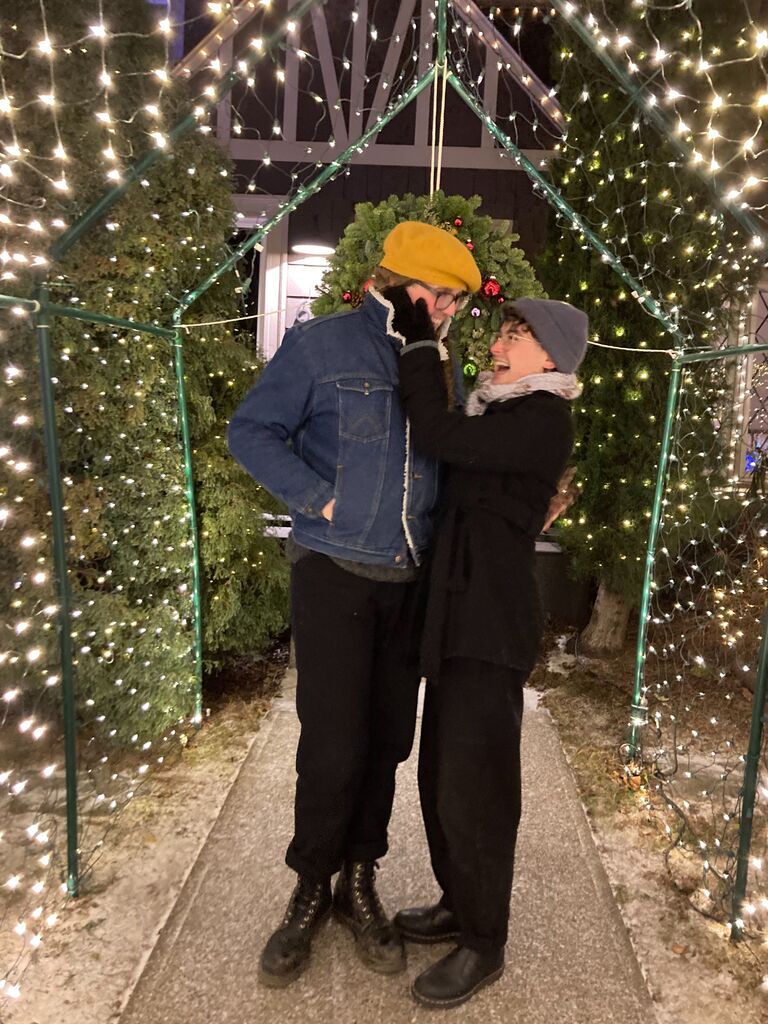 From our annual Peacock Lane stroll.