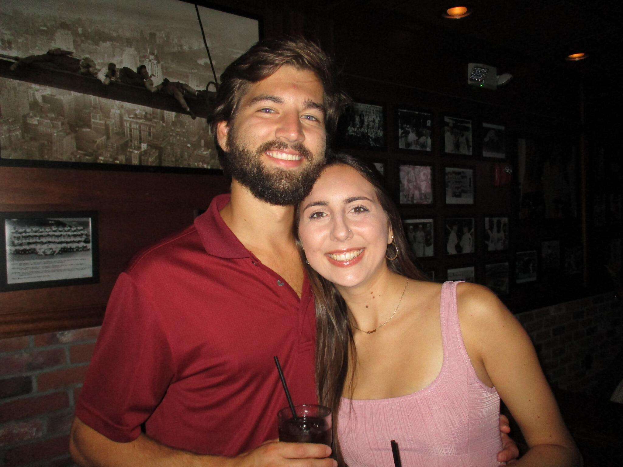 One of many visits Dan made to KU to see Grace!