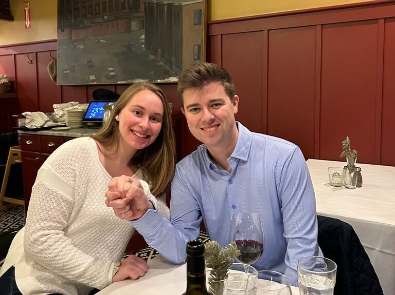 Providence, RI
The day that David proposed to Alaina. Talk about a way to kick off the New Year! They celebrated at one of their favorite restaurants in the East Side of Providence.