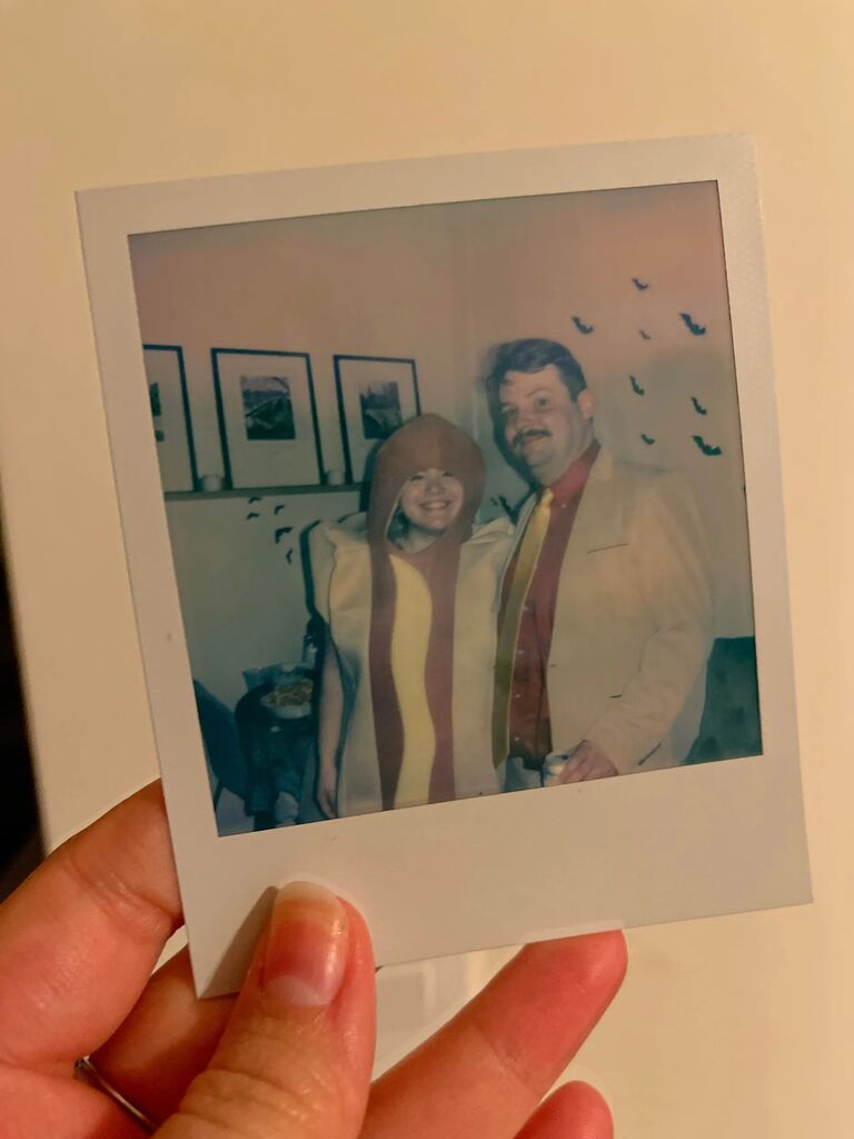 Halloween was never the same after Shannon and James' Hot Dog costume.