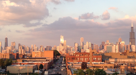  Chicago Flag Skyline Drinks Women's Sexy G-String