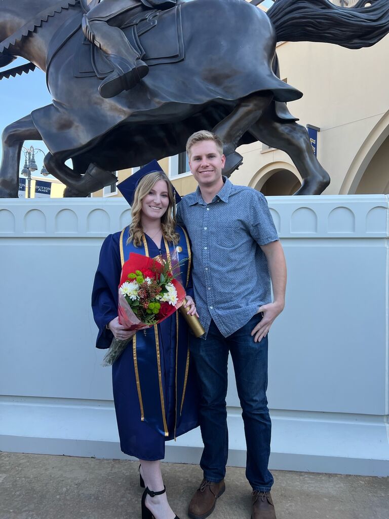 I graduated from CBU's nursing program with my BSN
