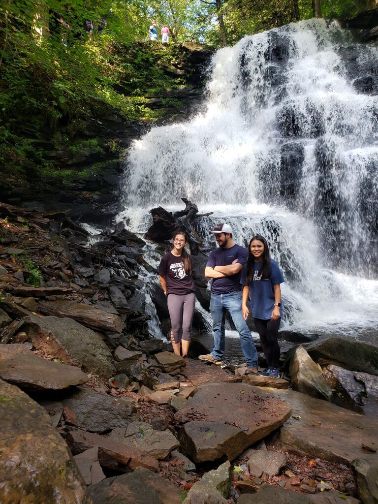 Jacob planned a trip to Ricketts Glen, where we found out that our favorite third wheel is Kiana Haldeman! We had a lot of fun singing Disney songs while hiking (also with Jess China!)