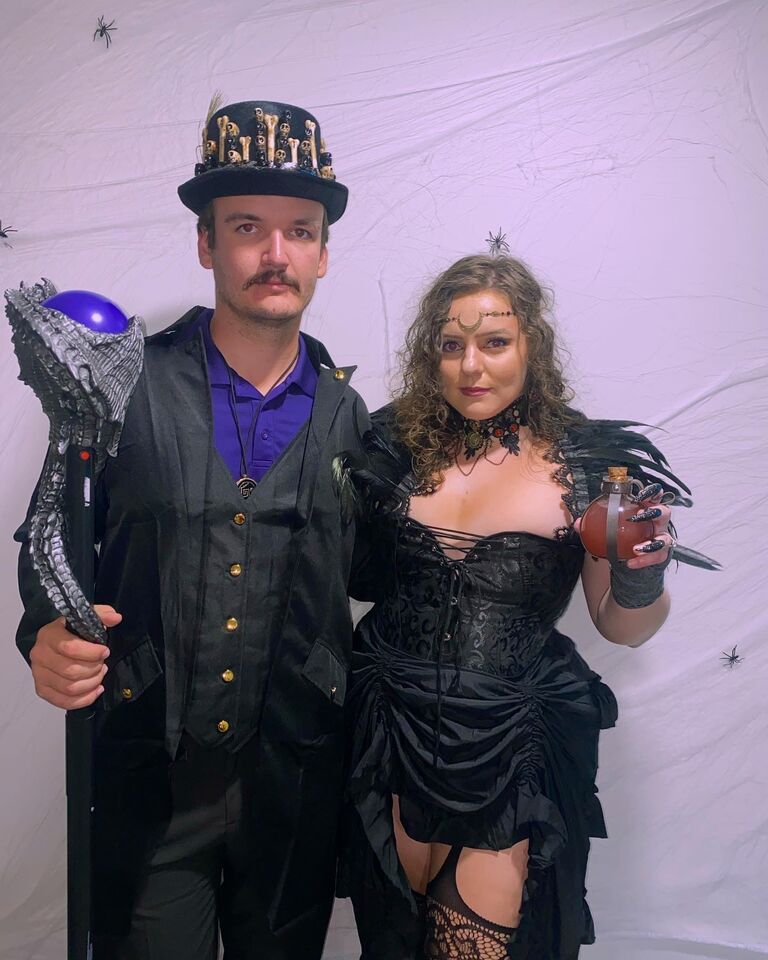 Halloween party at Sam and Zane's number two. Vodou style.