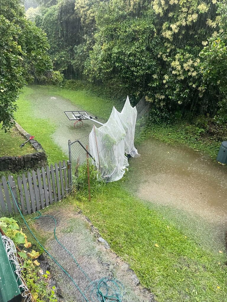 We lost our veggie garden in some floods (we vowed to re-build!)