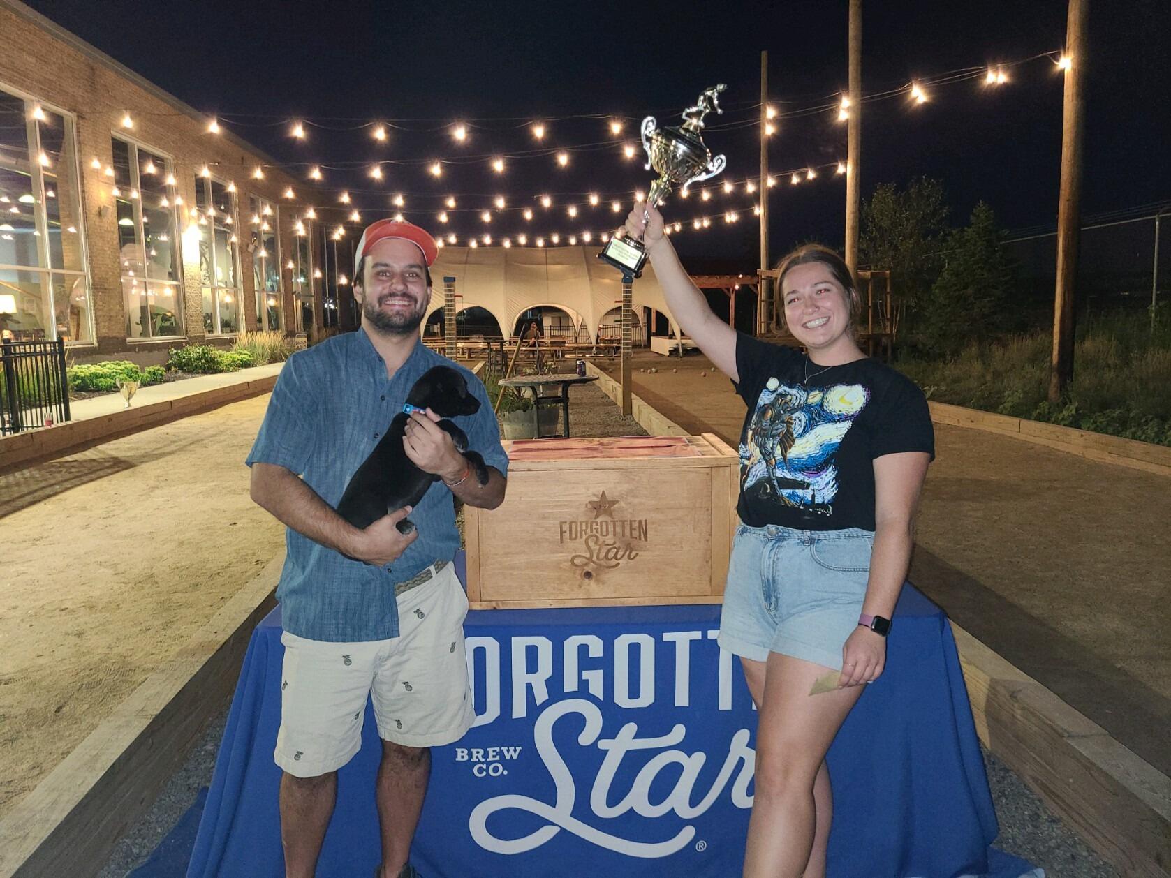 Every place they go to discover, they make sure to make a stop at a brewery. They have gone to hundreds of breweries trying out new brews, vibes, and beer leagues. They partake in Bocce, Kubb, and Curling tournaments. Forgotten Star Brewery has become their main stomping grounds.