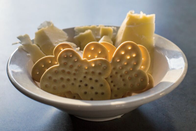 Butterfly cheese and crackers butterfly themed 1st birthday party ideas