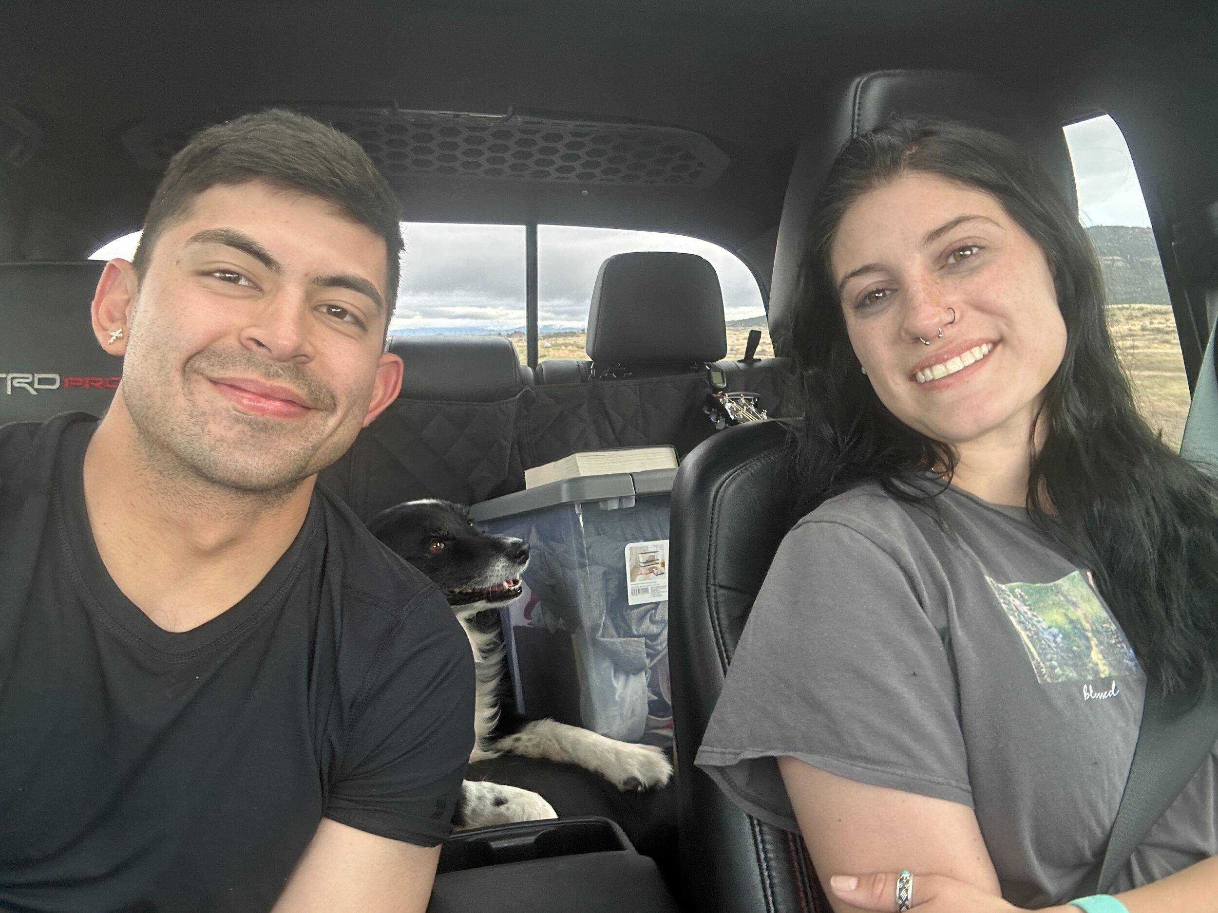 They went on their first road trip together to Flagstaff, AZ for Faith's birthday. Jorge already knew how important Scarlett was so of course he agreed to take her with. Little did they both know this would be the first of many road trips for them. 