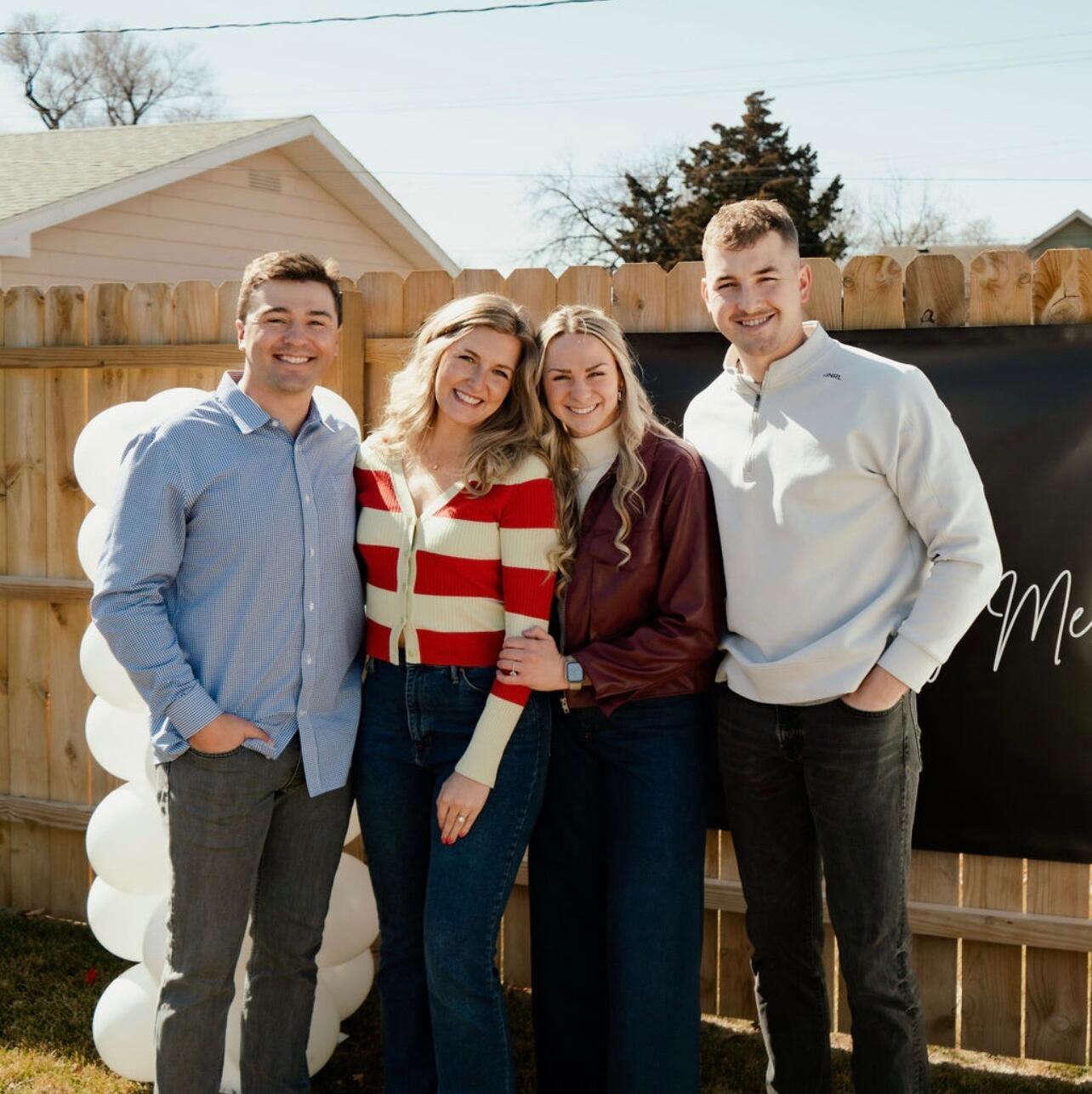 Celebrating Sami's brother's engagement. Their family keeps growing!