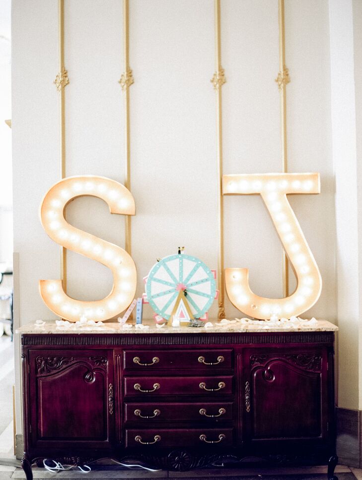 Sj Light Up Marquee Letters