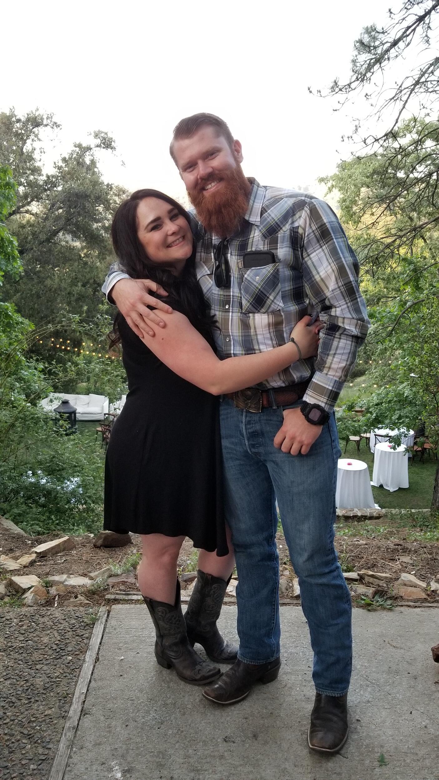 Who would have ever know we would be each others forever wedding date.