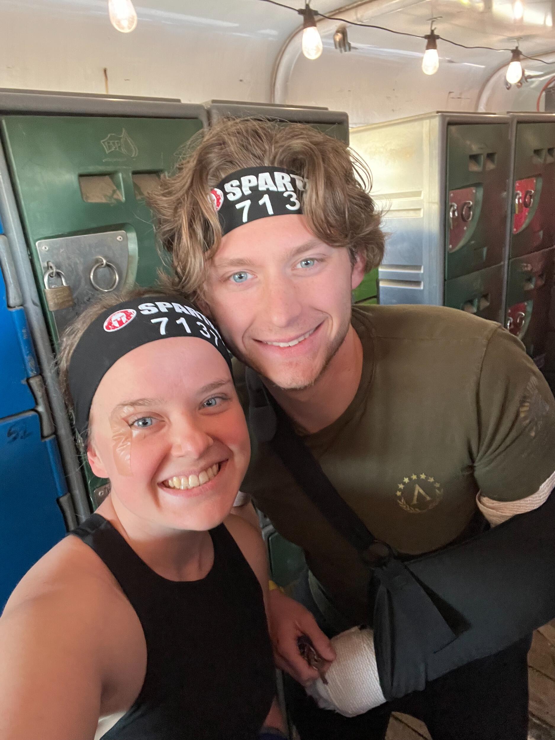 Texas! They both walked a race and Matt finished his trifecta! How exhausting. 