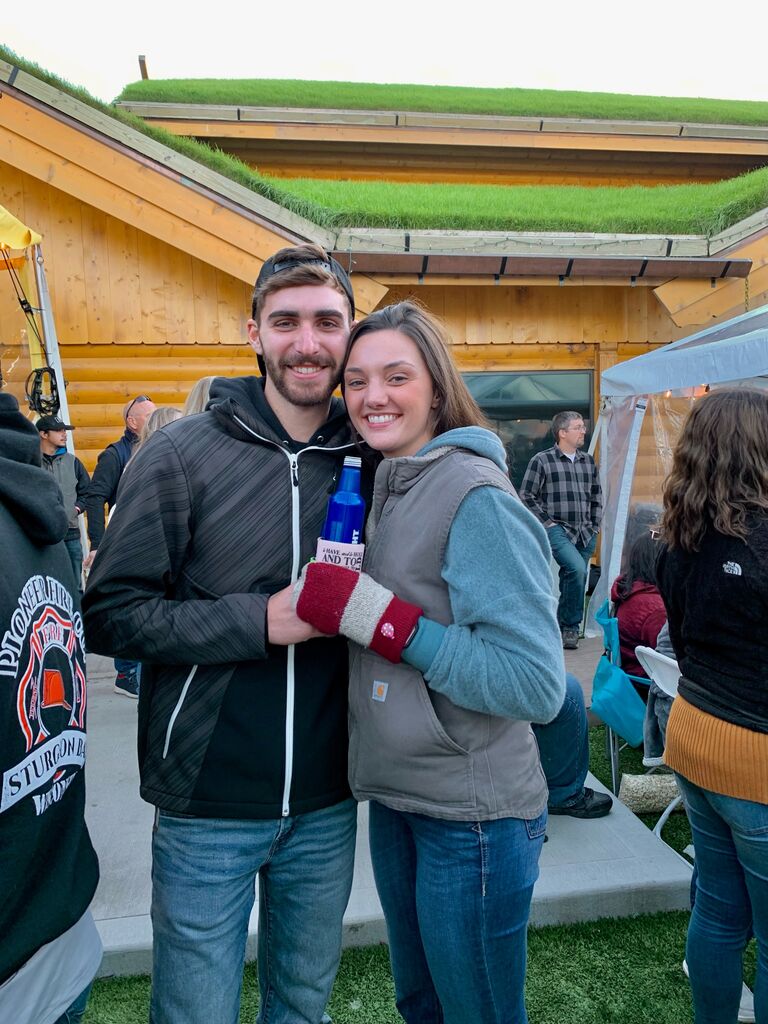 Our first fall down fest together, celebrating Colynn's birthday