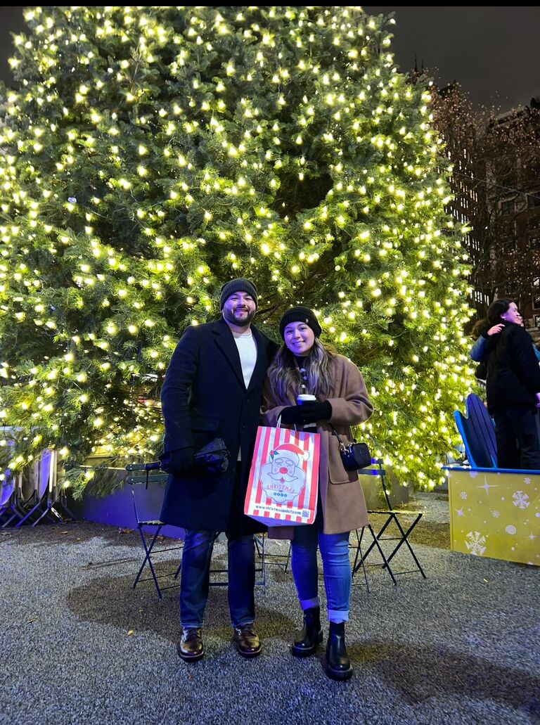After 5 years of hitting many milestones together. From college graduations, moving in together, career changes, we took an unforgettable trip to New York City for Christmas where Brandon finally popped the question! 