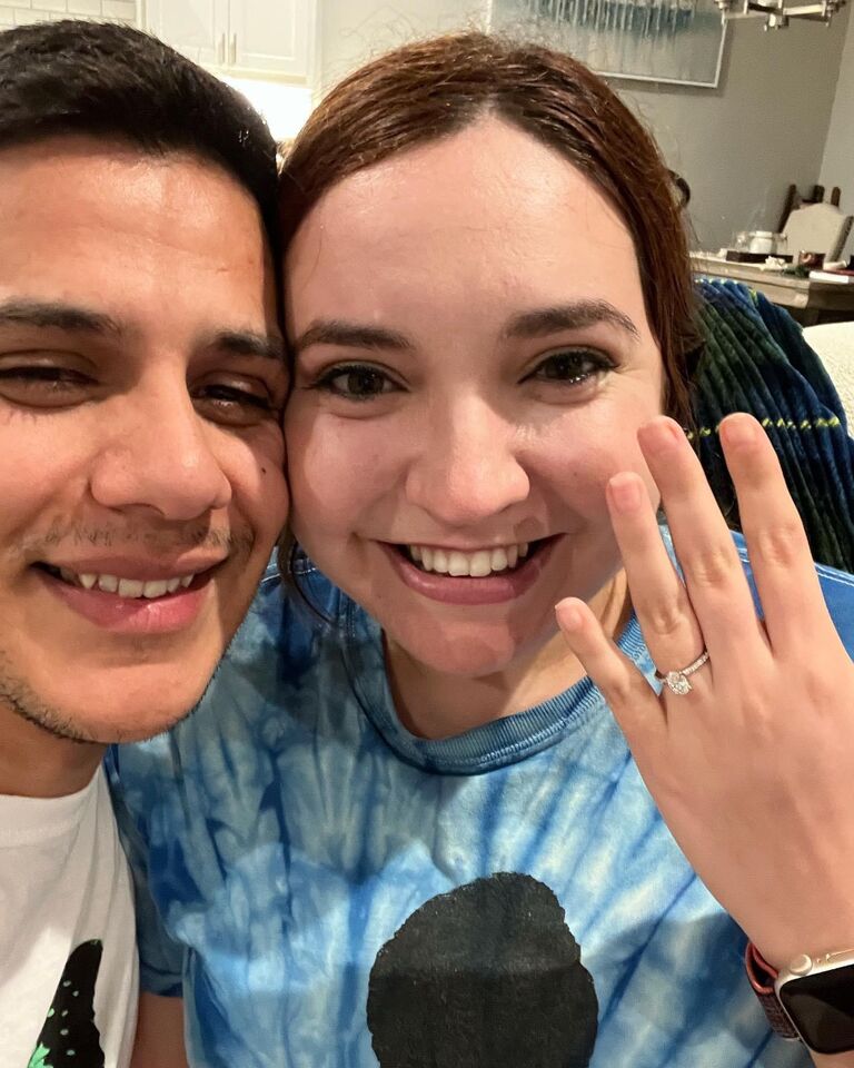 The night we got engaged!